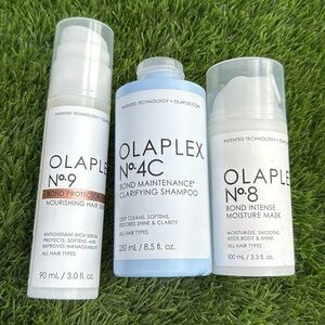 OLAPLEX Hair Care Set No.8 No.9 No.4C White and Blue Bottles